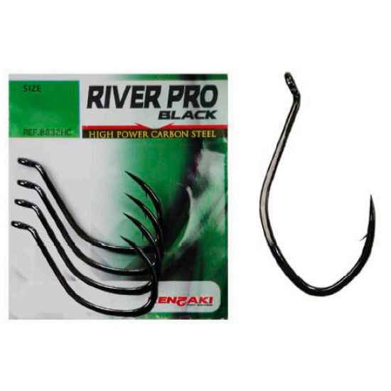 Anzol Kenzaki River Pro Black 8832HC - Tamanhos Anzol Kenzaki River Pro Black 8832HC - Tamanhos