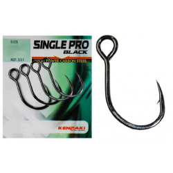 Anzol Kenzaki Single Pro Black 531 - Tamanhos