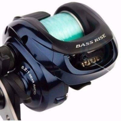 Carretilha Shimano Bass Rise Com Linha