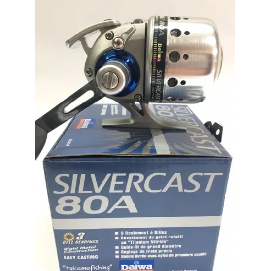 CARRETILHA SPINCAST DAIWA SILVERCAST 80A CARRETILHA SPINCAST DAIWA SILVERCAST 80A