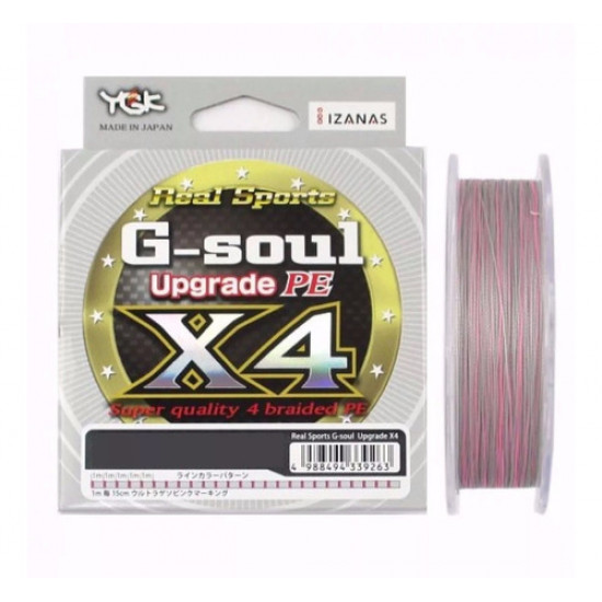 LINHA YGK G-SOUL UPGRADE PE X4 0.29 200M 40LBS LINHA YGK G-SOUL UPGRADE PE X4 0.29 200M 40LBS
