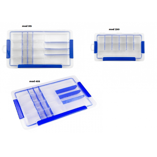 Kit 3 Estojos Marine Sports Tackle Box 250/ 315/ 405 Kit 3 Estojos Marine Sports Tackle Box 250/ 315/ 405