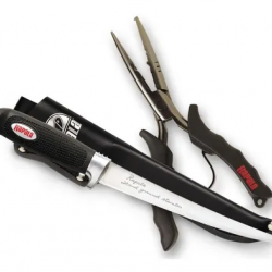 Kit Rapala Alicate + Faca Fileteira Com Bainha RPLR8-706